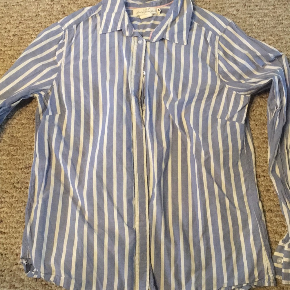 Button down striped shirt